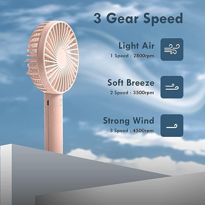 Mini USB Rechargeable Hand Fan