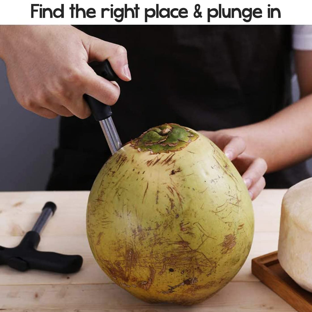 Stainless Steel Anti-Rust Coconut Knife Opener Tool