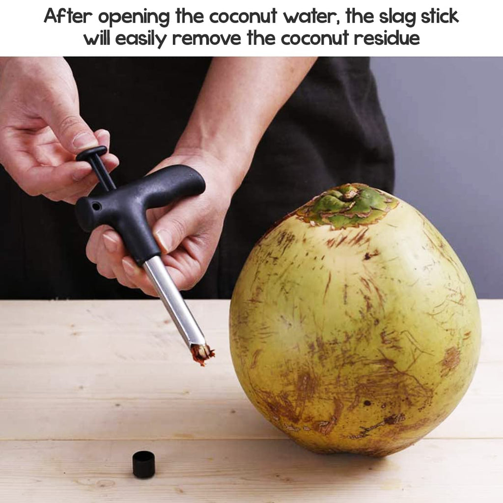 Stainless Steel Anti-Rust Coconut Knife Opener Tool