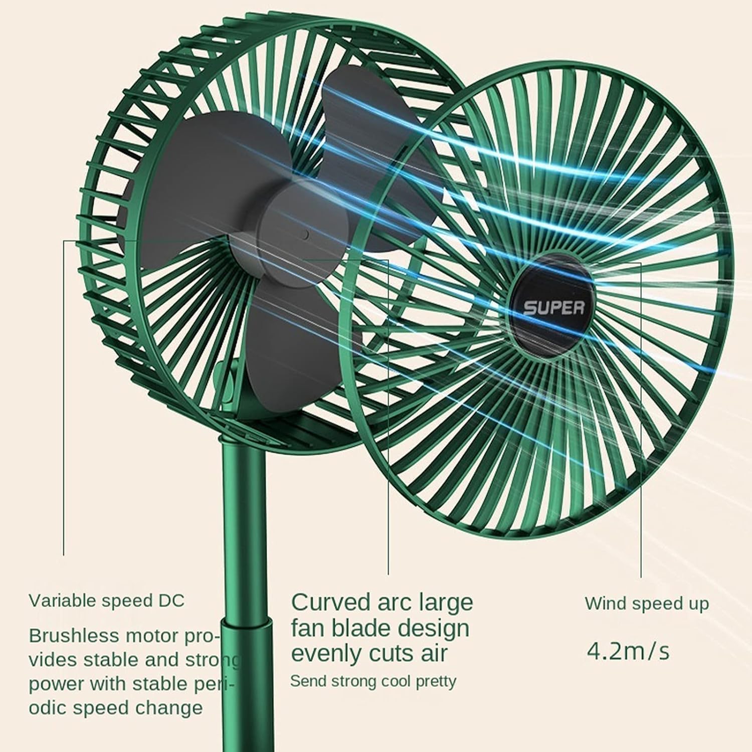 Portable Mini USB Fan – Foldable High Speed Cooling Fan